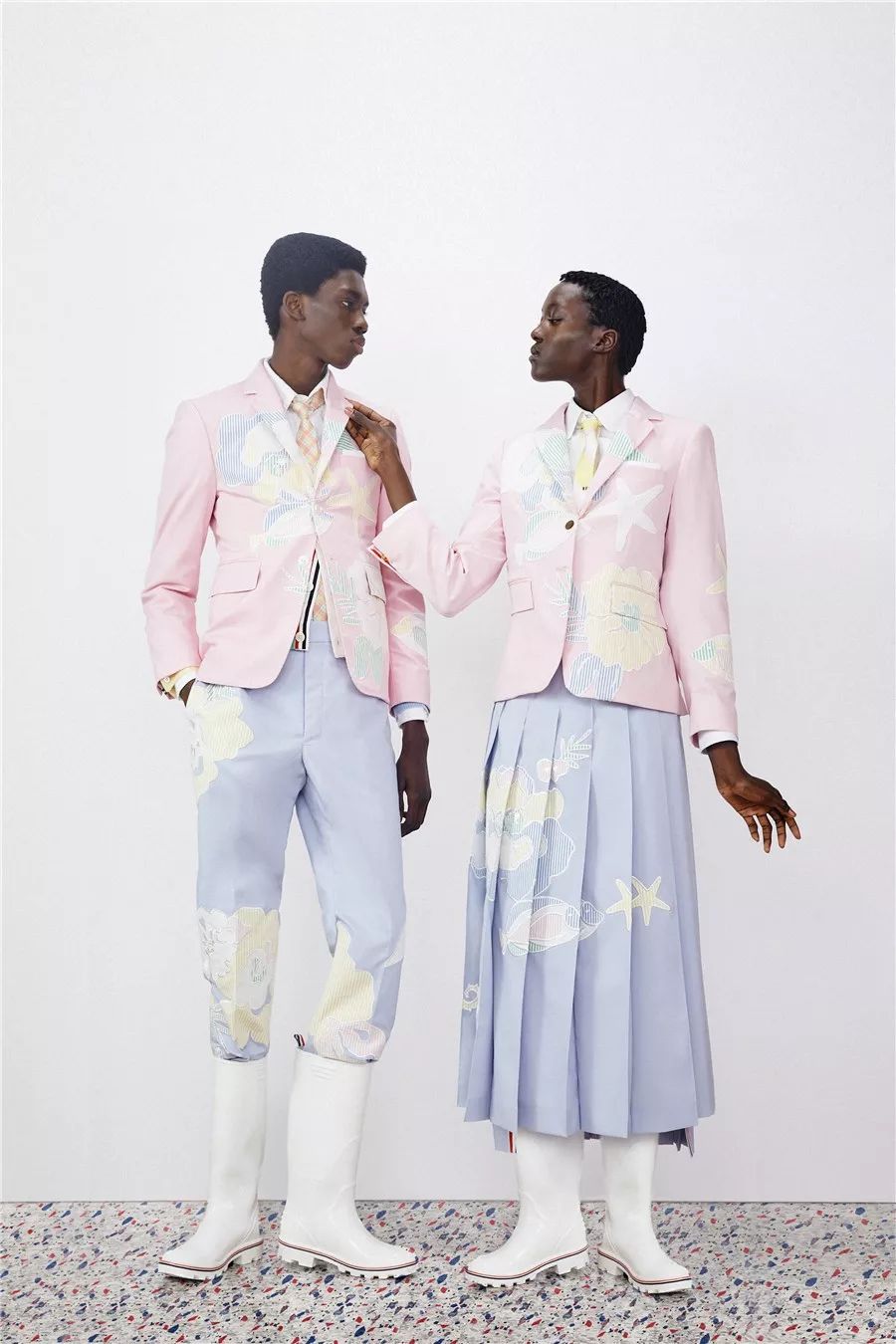 看腻格子条纹了可能thombrowne早春系列给你新灵感