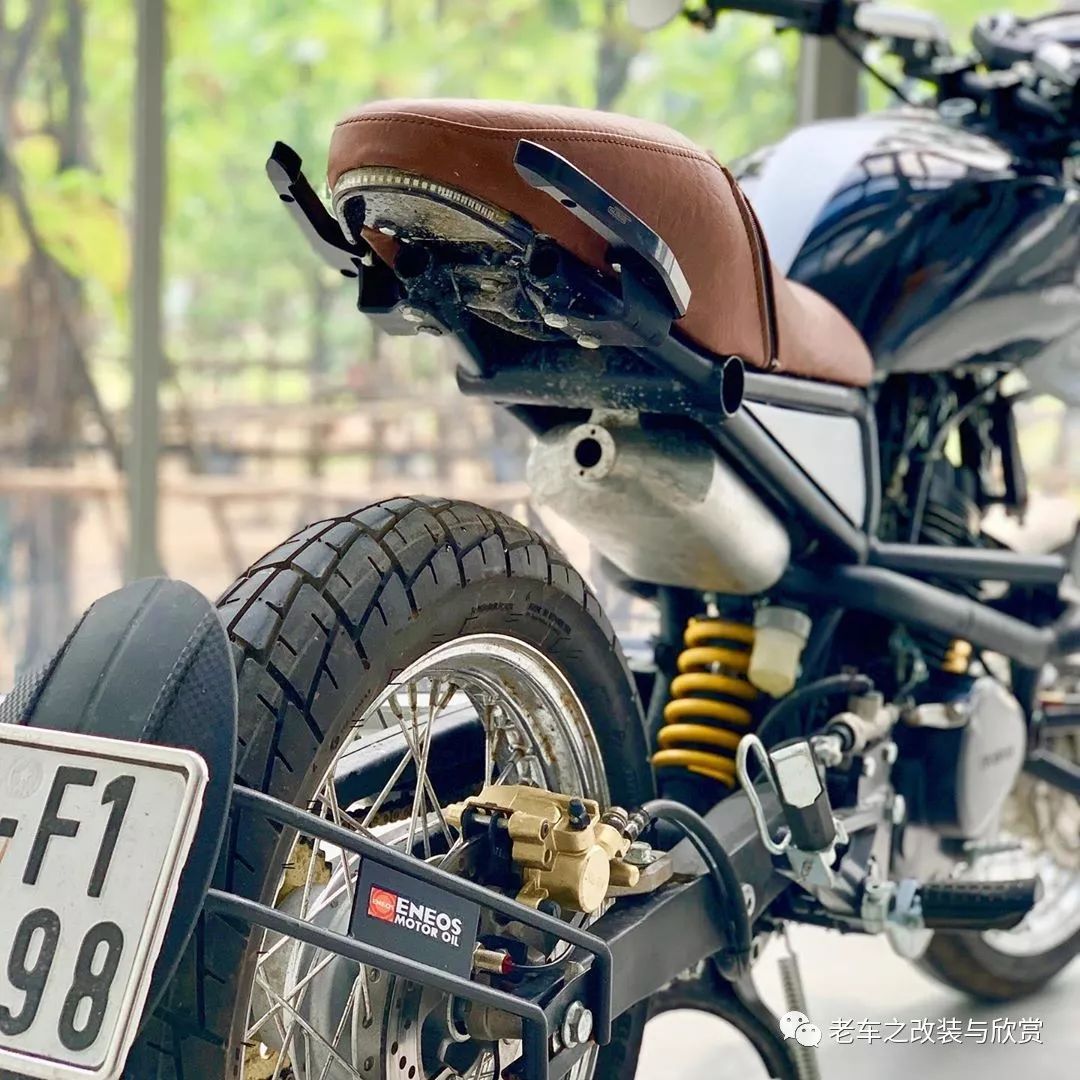 cbt125竟然还能这样改前后单悬轮毂转向