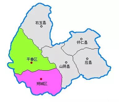 朔州市地图高清完整版图片