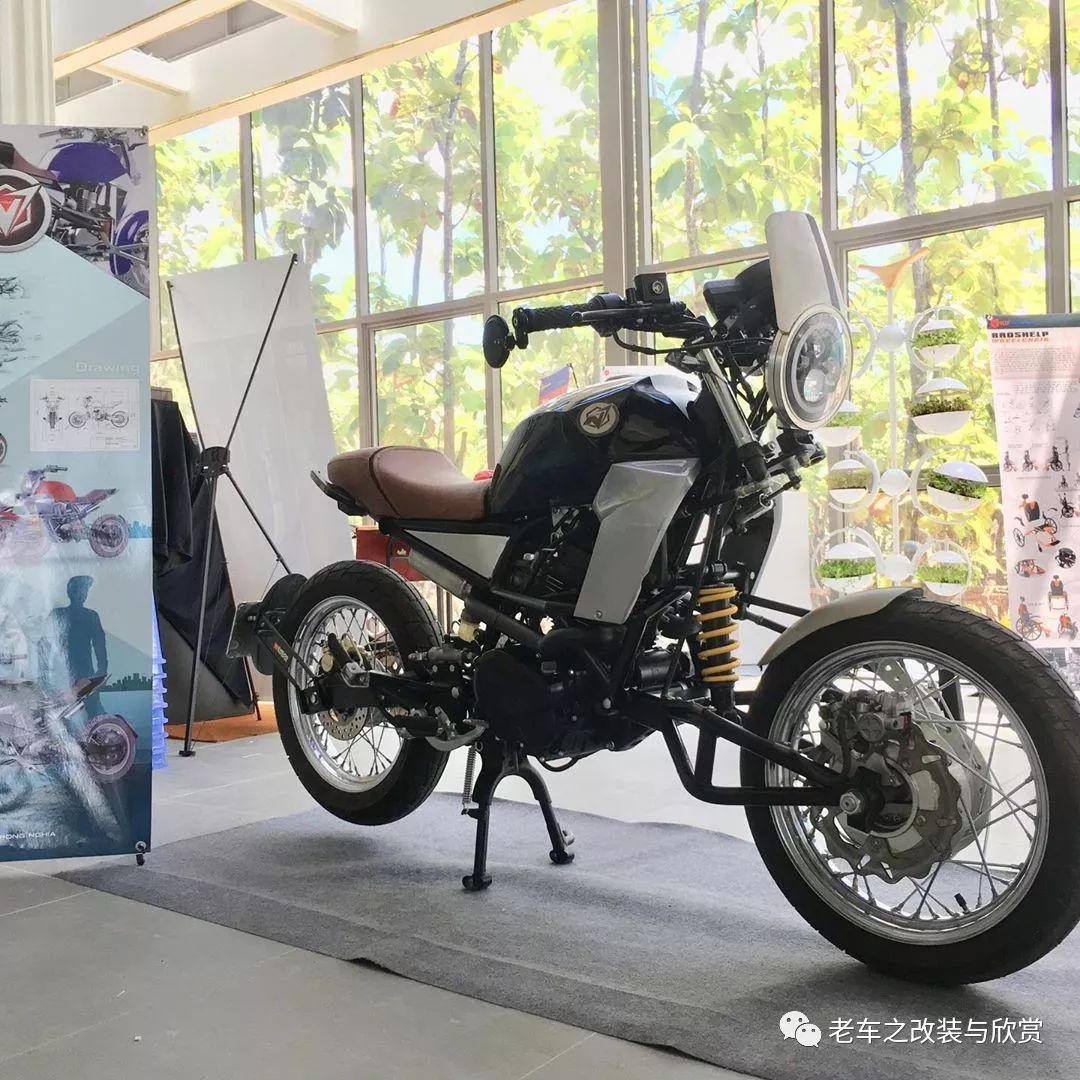 cbt125竟然还能这样改前后单悬轮毂转向