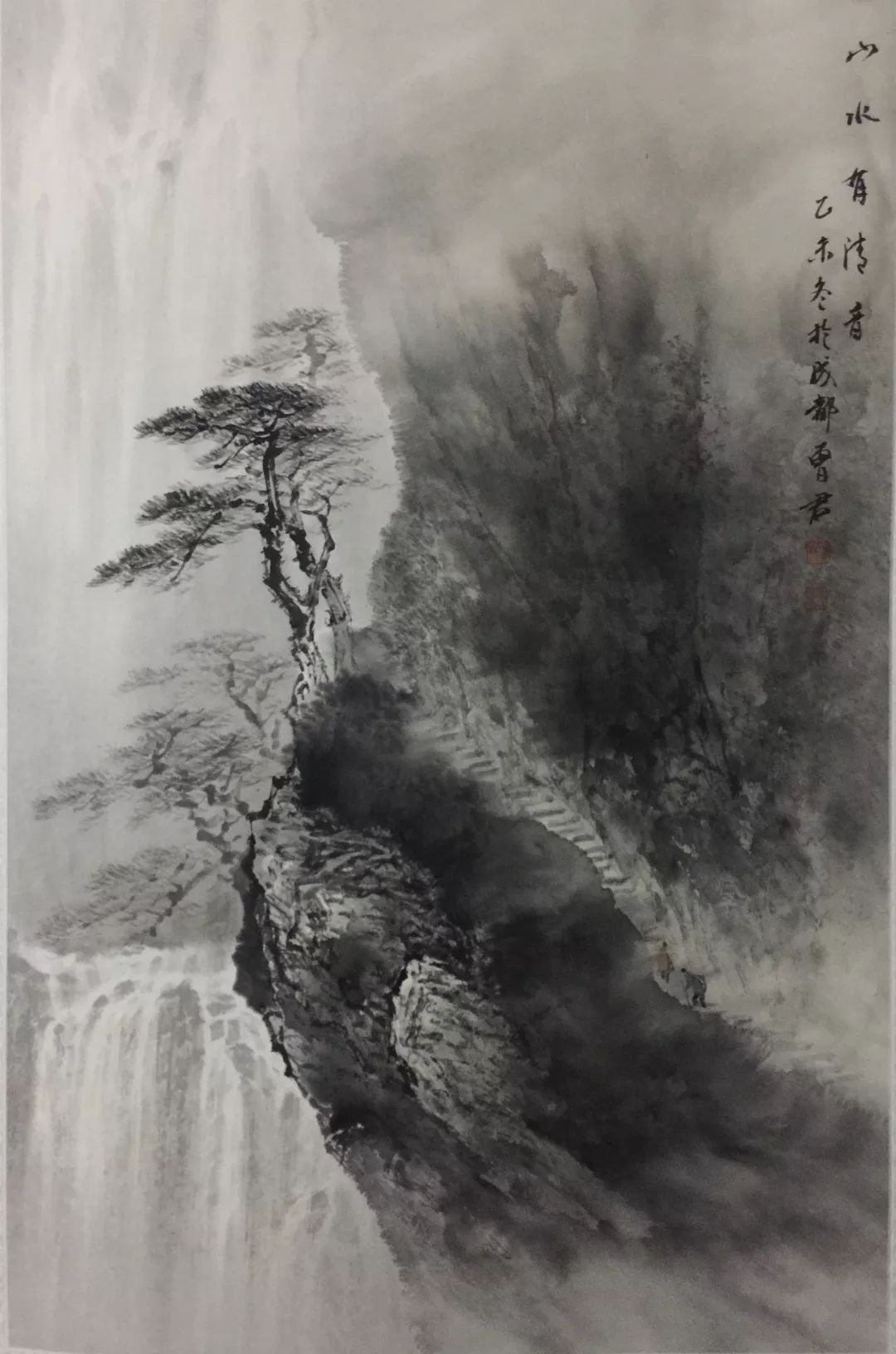 曾君山水画作品欣赏图片