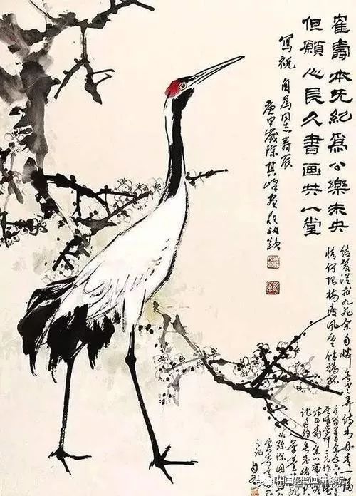 百鹤百姿国画名家仙鹤题材作品精选