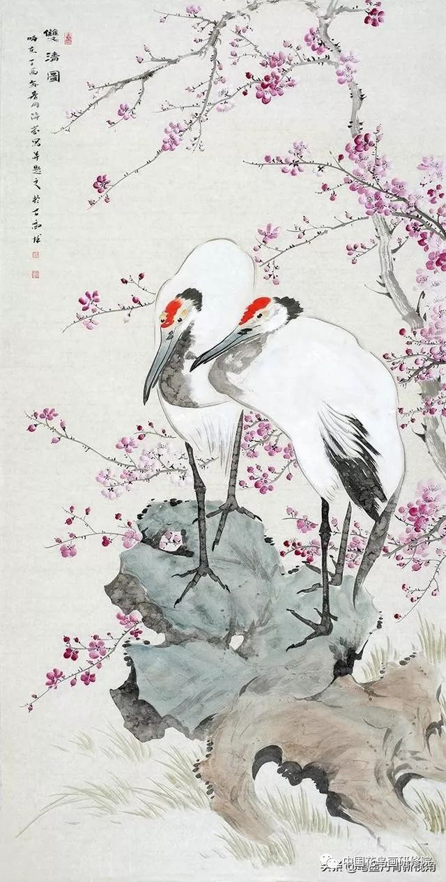 百鹤百姿国画名家仙鹤题材作品精选