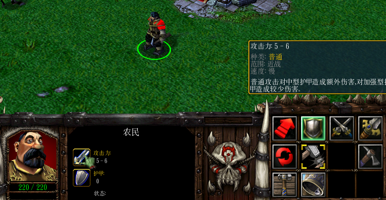 魔兽争霸3最弱野怪能赢农民吗