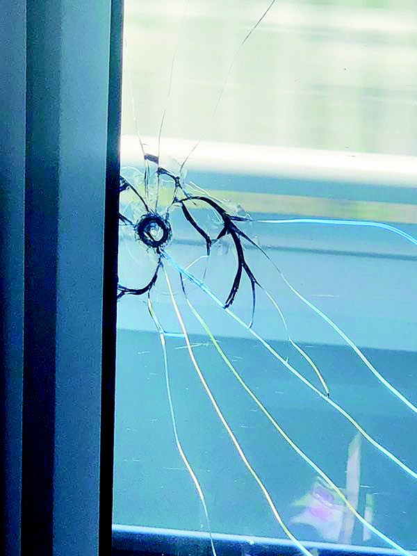 小伙弹弓打鸟击破高铁玻璃被行拘