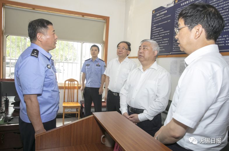 盛茂林率队在锡开展扫黑除恶下沉督导以更高标准更严