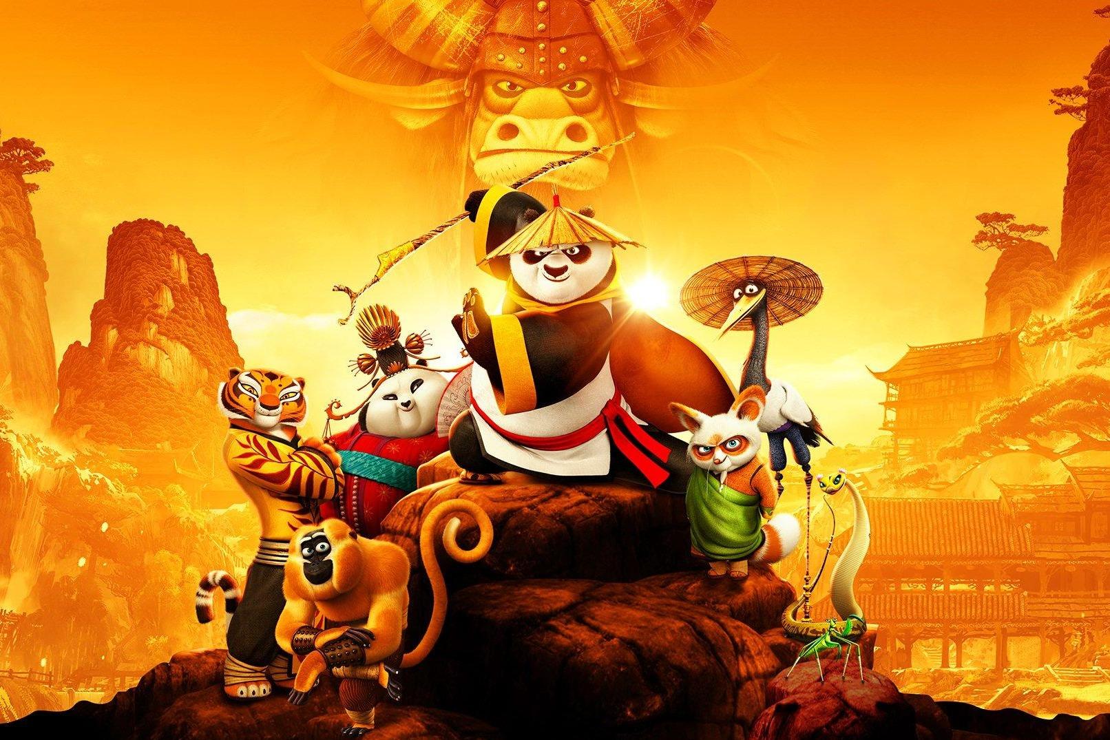 浓浓的中国风憨掬可爱的熊猫阿宝一代神龙大侠的成长