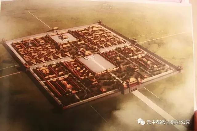 在建筑风格上 元中都继承了古代中原建筑的诸多理念 都城由内向外 由