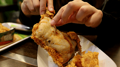 只要暴风吸入吃鸡腿!有图有真相!外皮薄脆看得见!