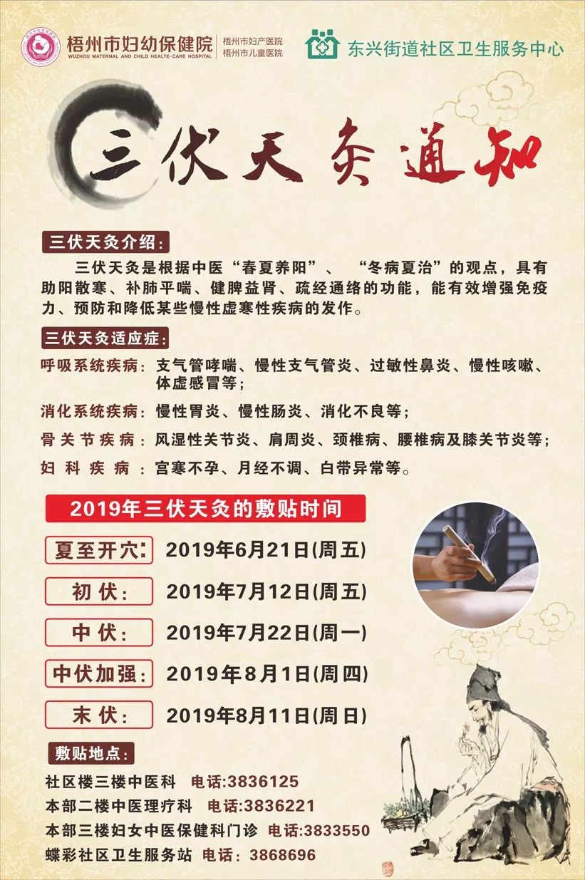 您的健康之約——三伏天灸6月21日開始啦!_艾灸