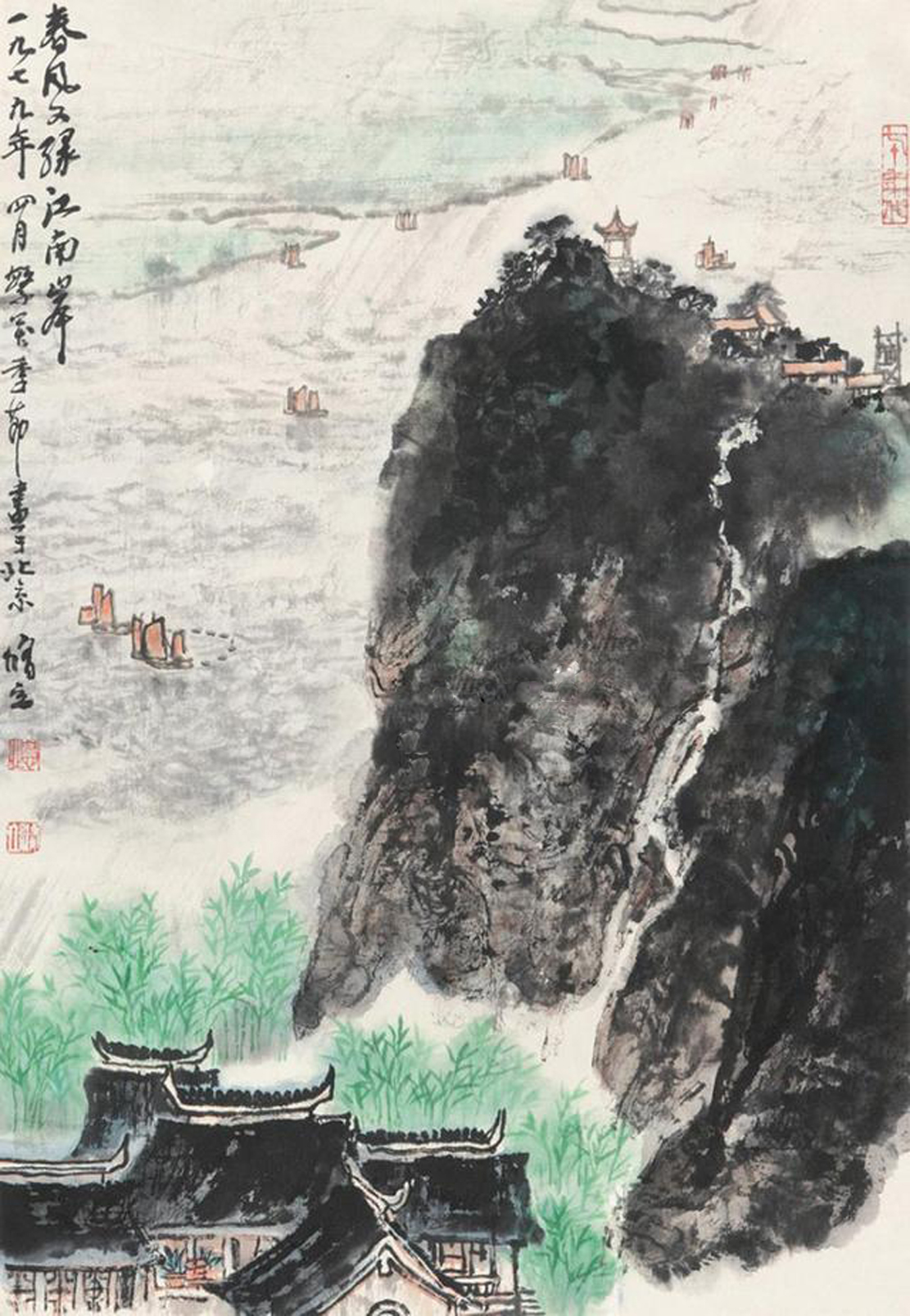 朱修立画家《笔势滂沱 豪迈大气》