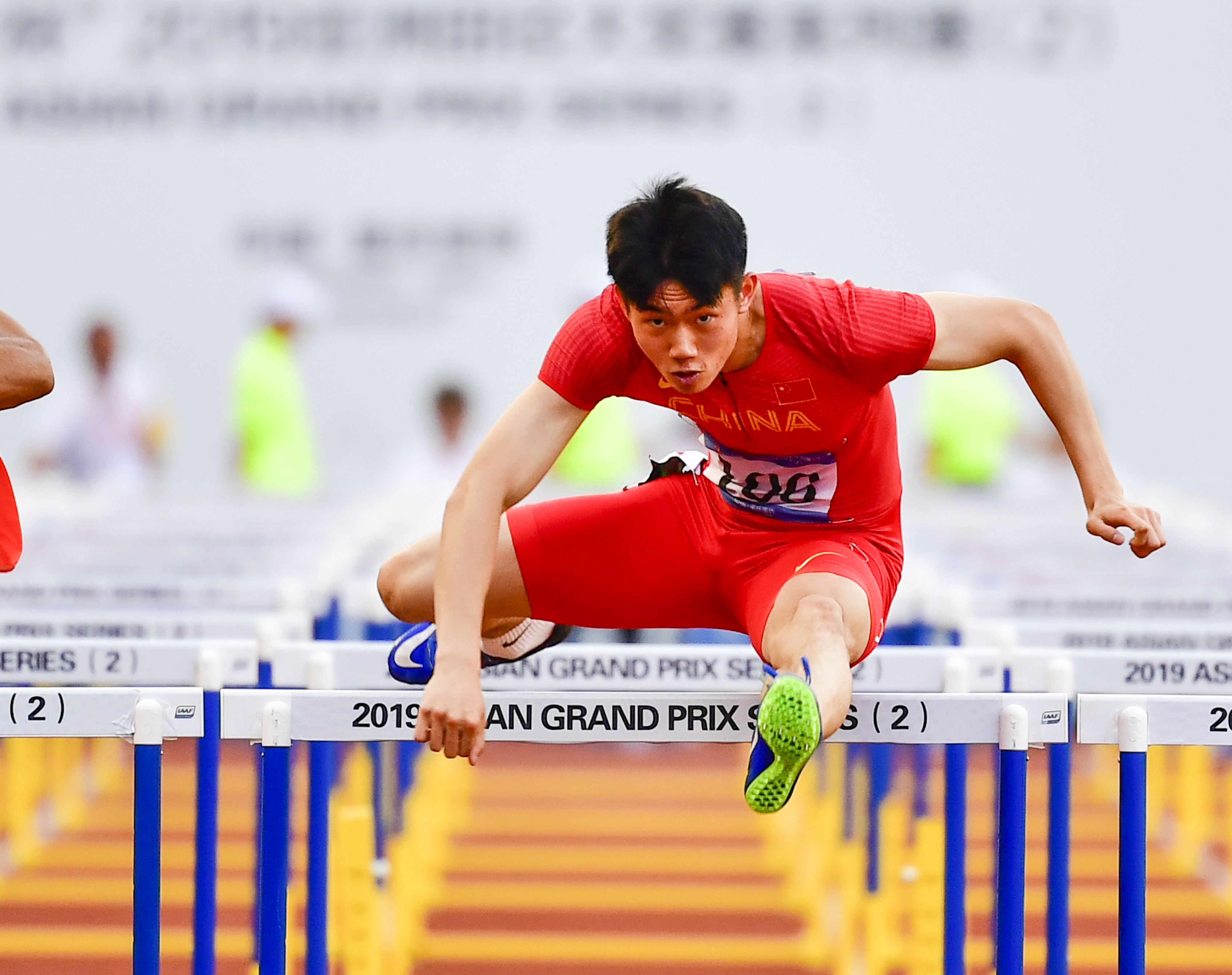 田径——亚洲大奖赛:男子110米栏赛况