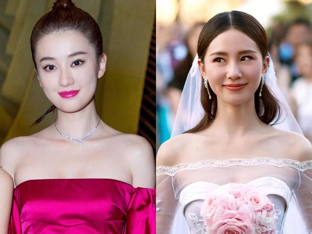 哪些女星的头肩比很优越乔欣头肩比太虐baby的一般般