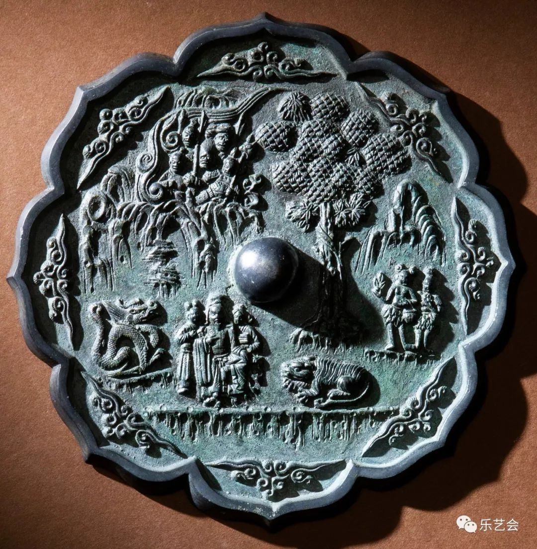 竹宣:宋代仙道人物故事镜艺术欣赏_铜镜