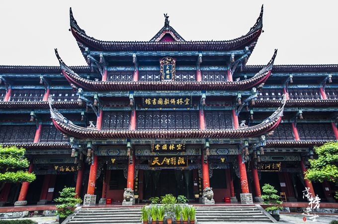 成都这座寺庙免门票是四大禅林之首建筑精美绝伦