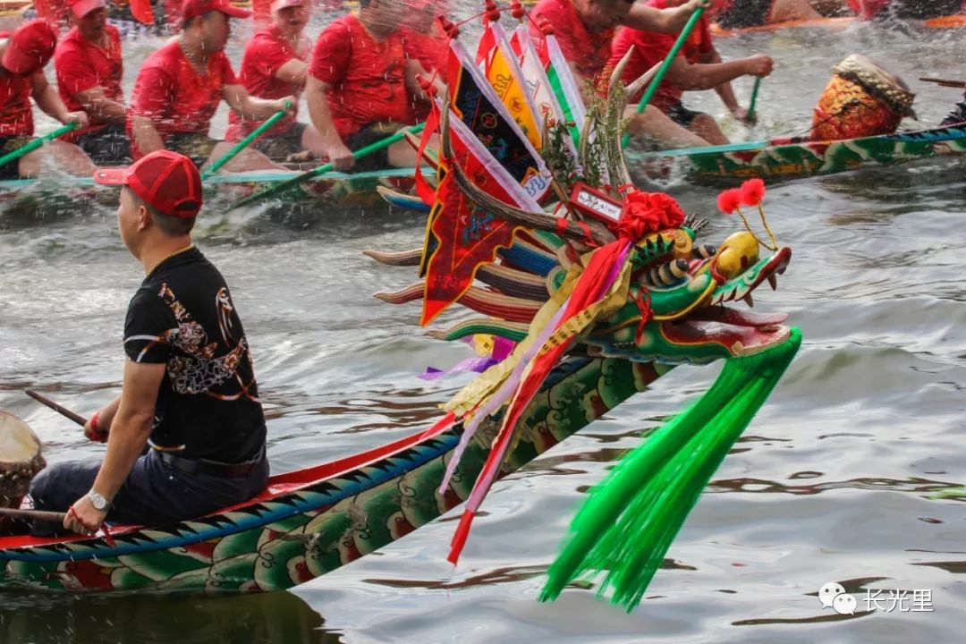 端午扒龙船精彩潮安彩塘宏安