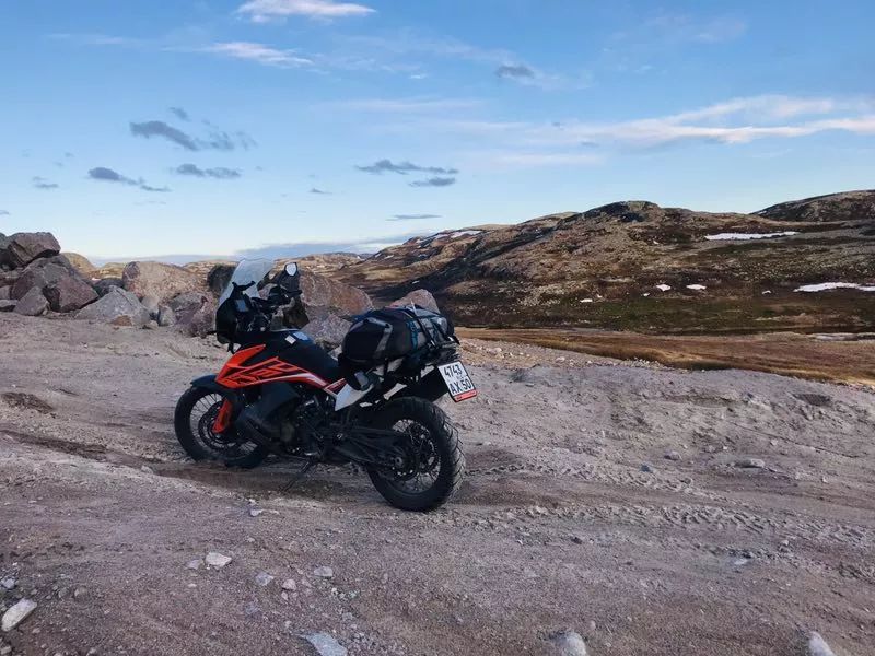 极地冒险的毕业旅行骑着ktm790adv独闯北冰洋