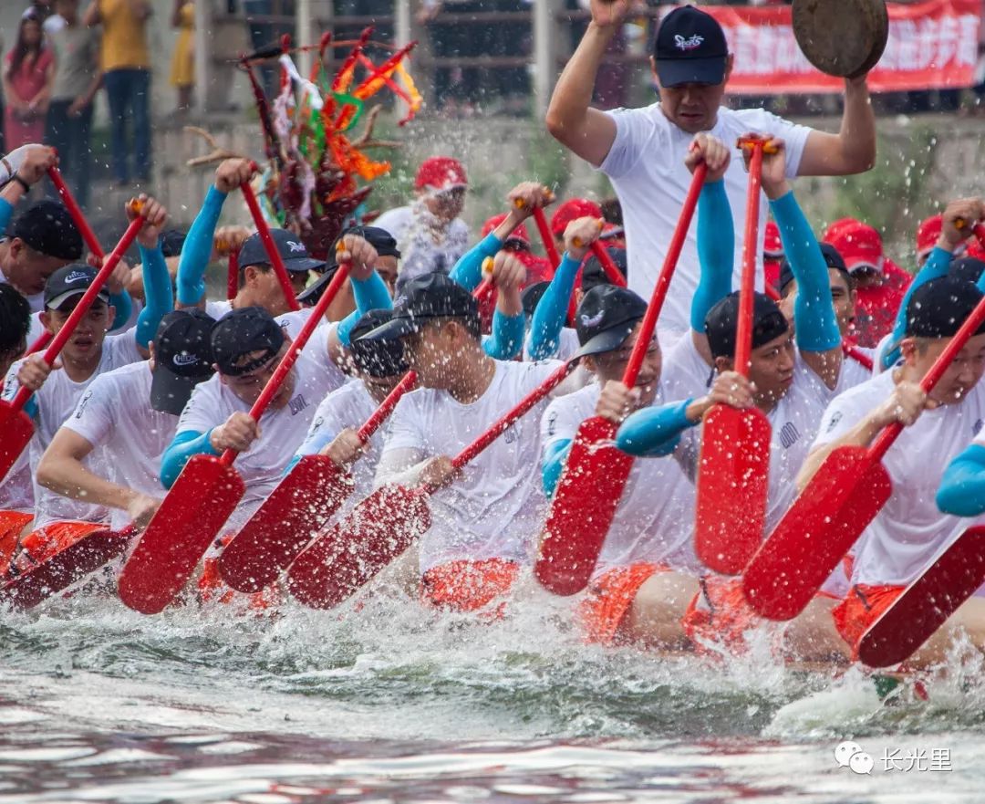 端午扒龙船精彩潮安彩塘宏安