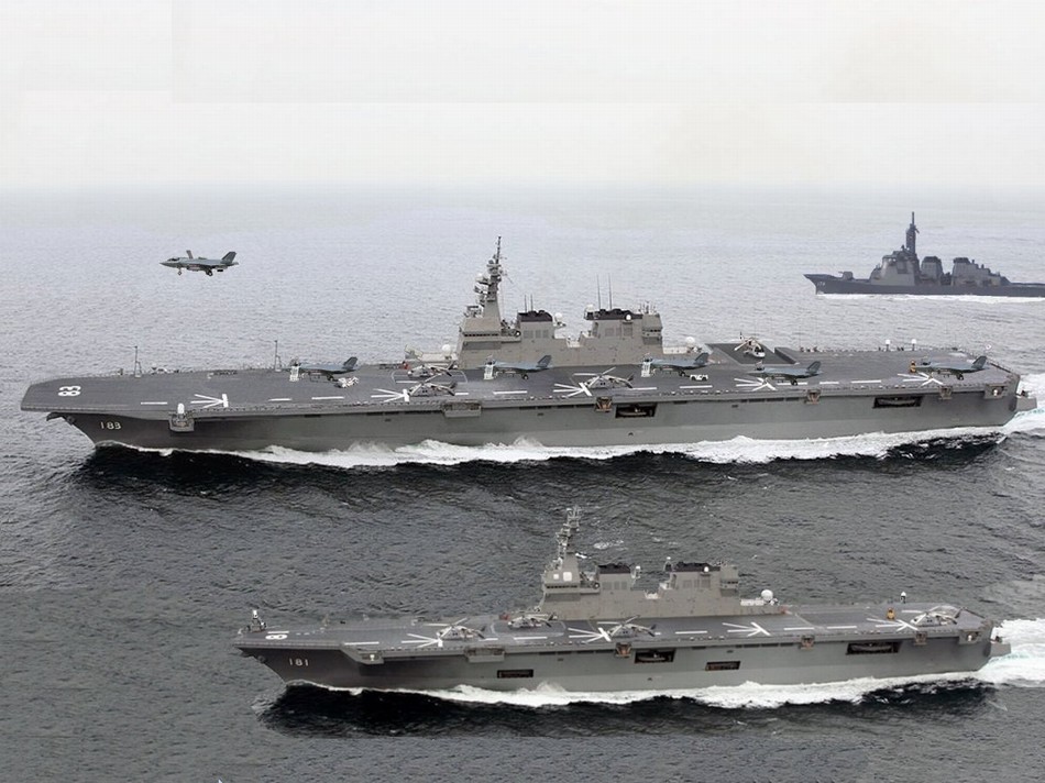 原创日本为何要买陆基宙斯盾只因自卫队要打造一支超级航母舰队