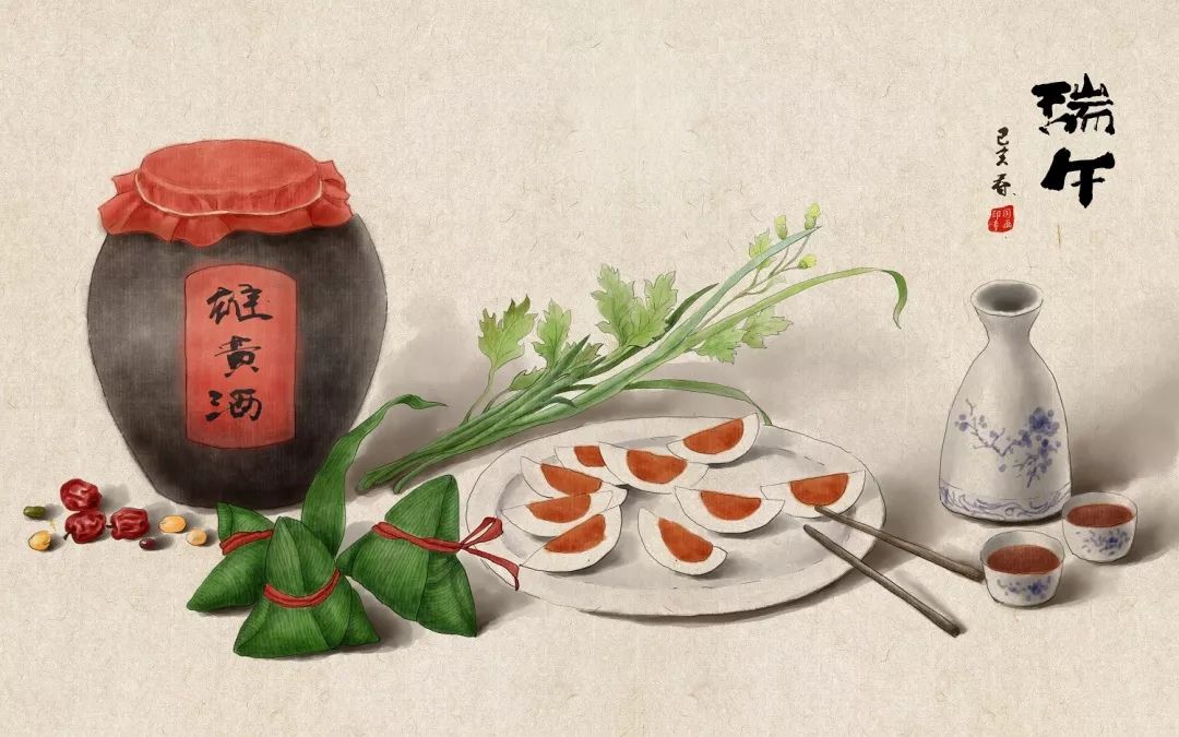 五月五日午,赠我一枝艾 ——【宋】文天祥《端午即事》 农历五月初五