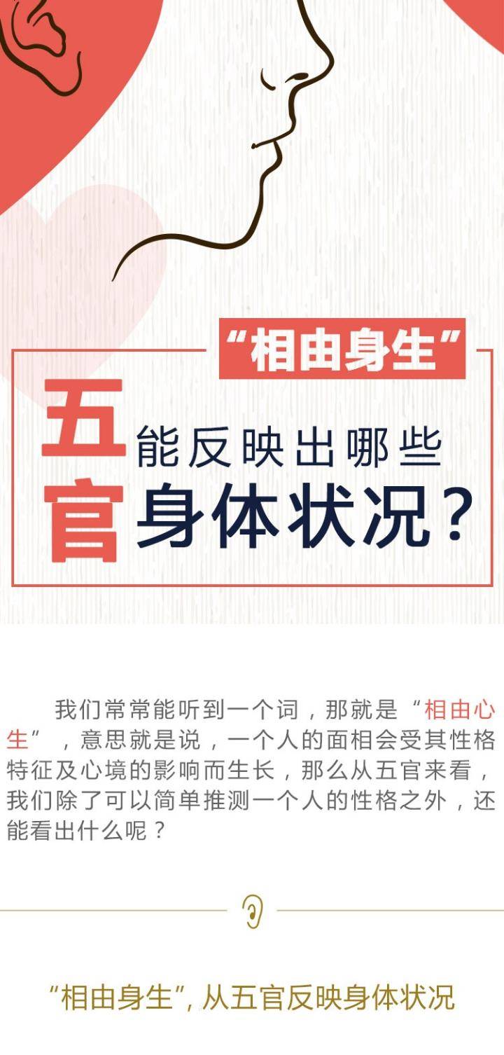 相由身生 五官能反映出那些身体状况 搜狐大视野 搜狐新闻