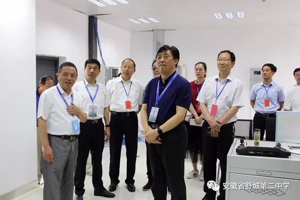 金书记陪同省巡视组来舒城二中巡视高考工作