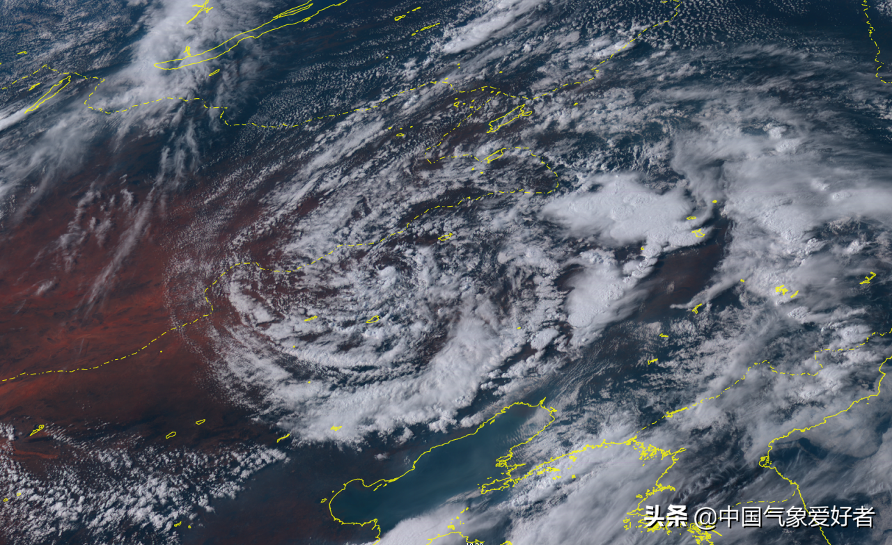 激烈天气来了?高清卫星图可见:东北冷涡已攻入我国北方