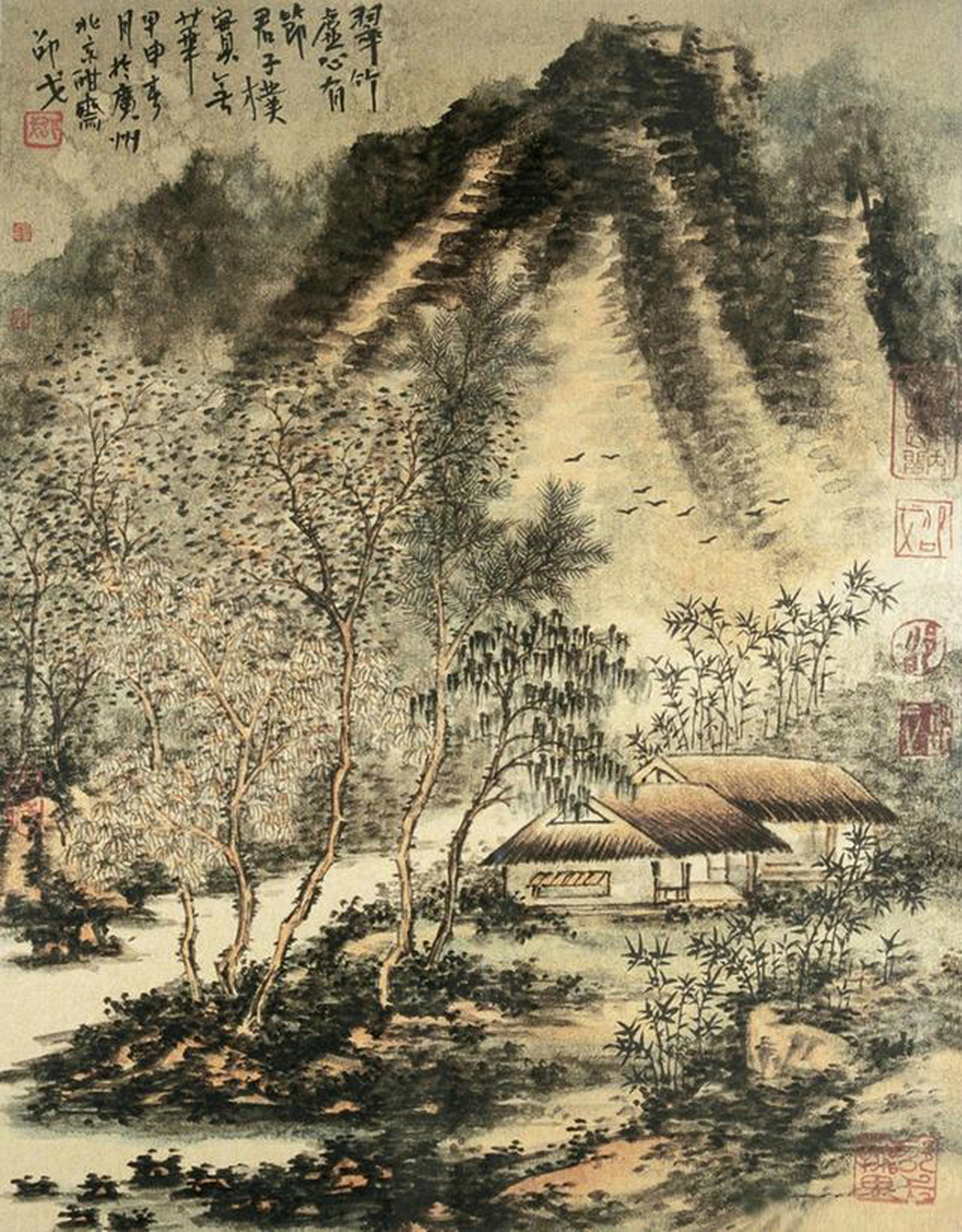 邵戈画家《虚实浓淡 朴茂高华》