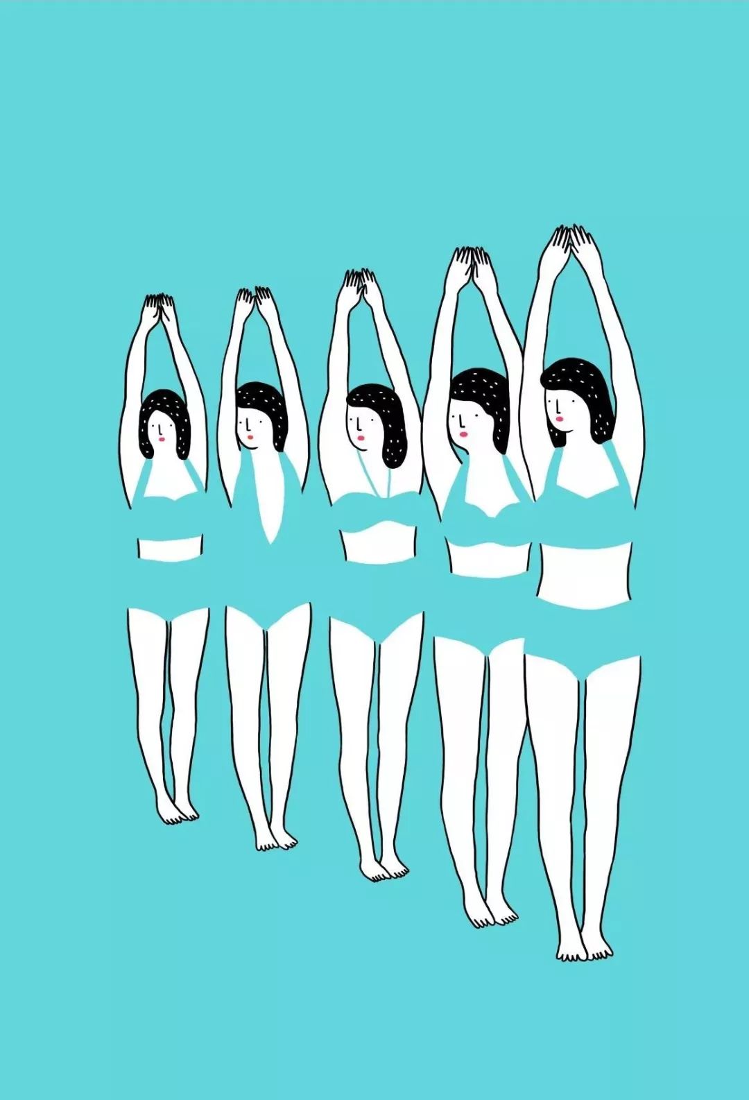 她的插画有点污也有点小清新