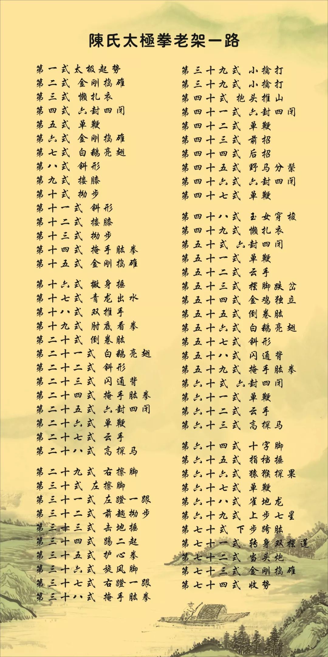 功夫课堂陈正雷老师老架一路教学十三