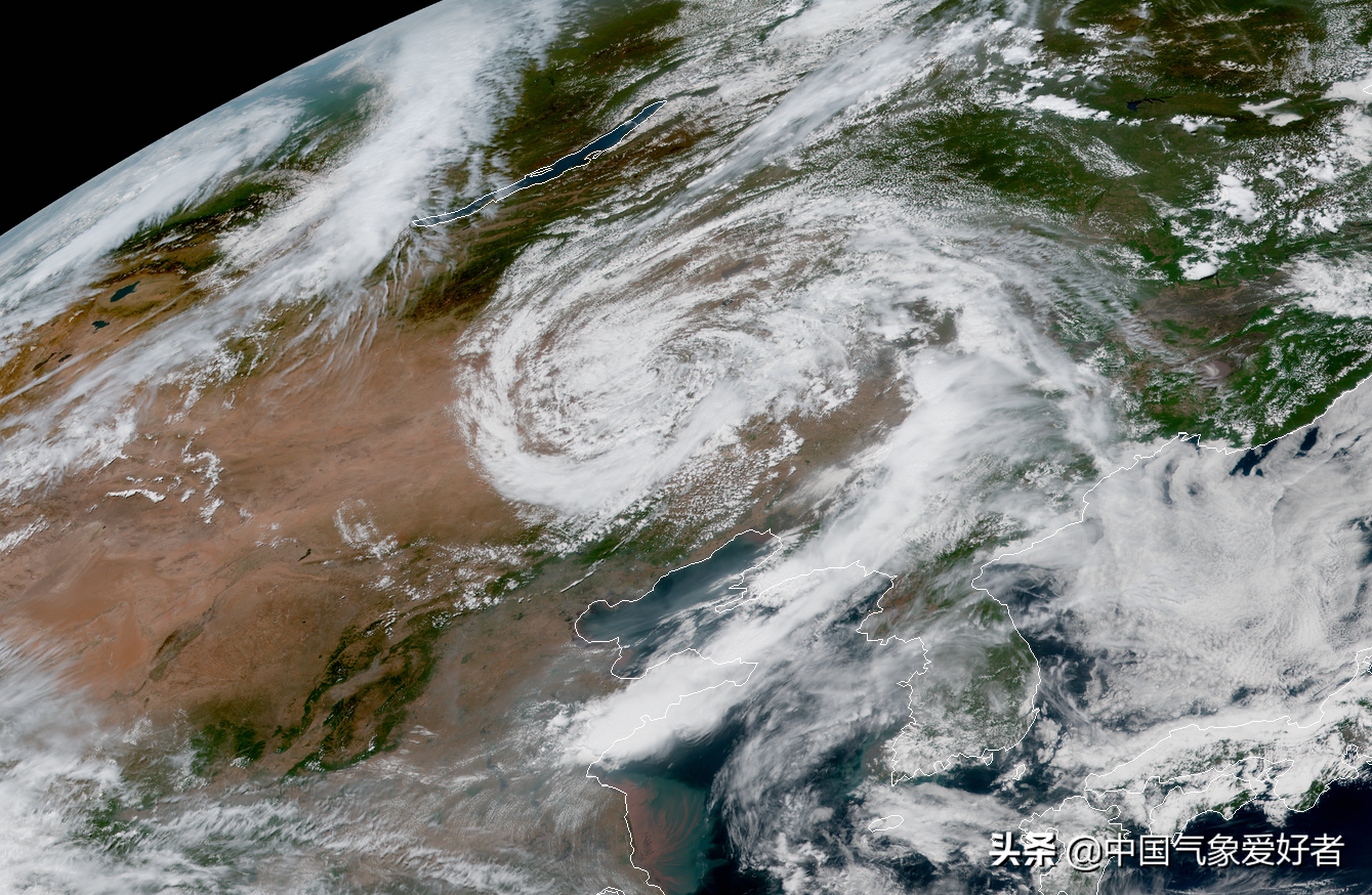 激烈天气来了?高清卫星图可见:东北冷涡已攻入我国北方