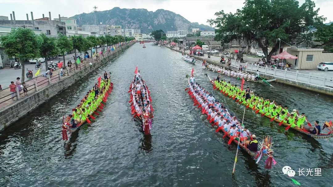 端午扒龙船精彩潮安彩塘宏安