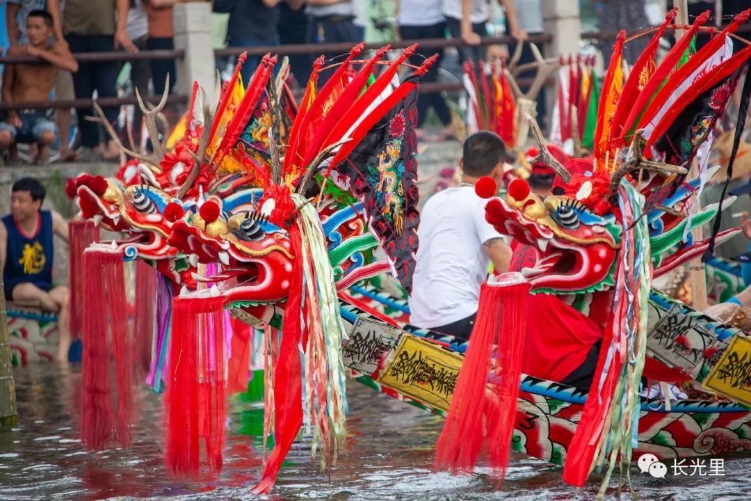 端午扒龙船精彩潮安彩塘宏安