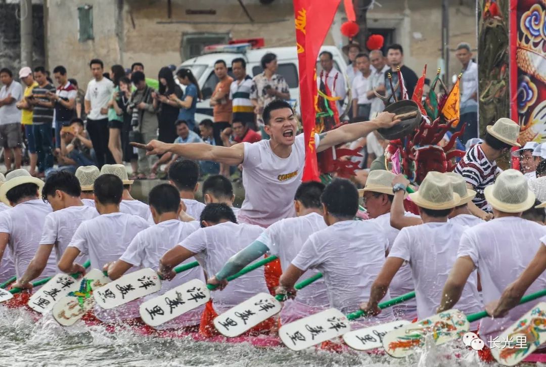端午扒龙船精彩潮安彩塘宏安