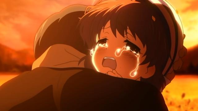 原创动漫中十大让人泪目的场景,萤火之森:我终于可以碰到你了