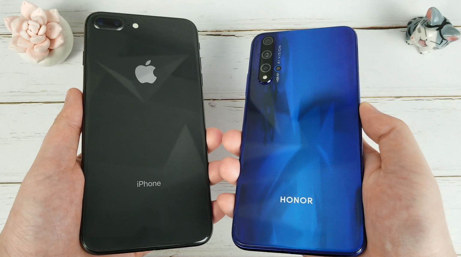 同价位的荣耀20对比iphone8p看完这速度差距真的不敢相信