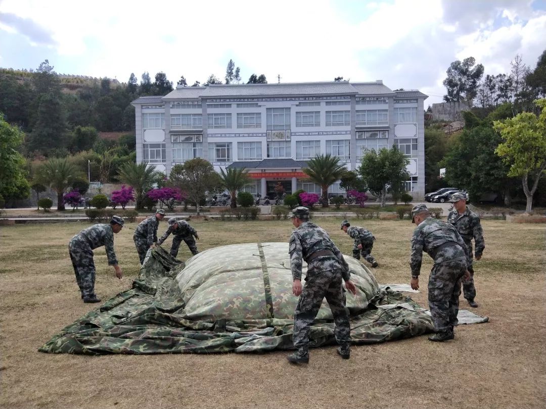 巍山县基干民兵集中轮训风采