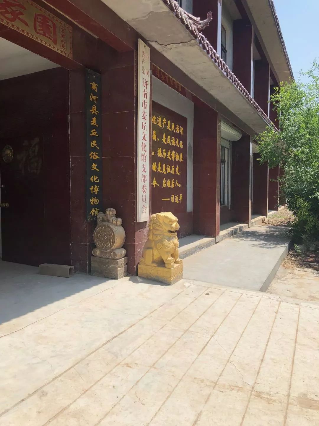 参观杨楼村军事博物