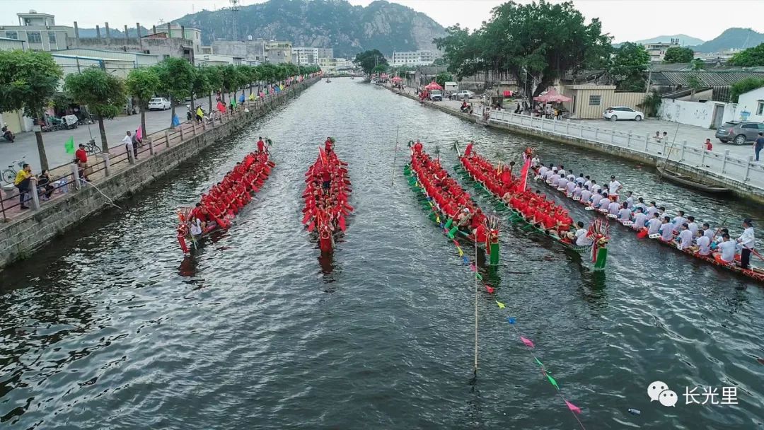 端午扒龙船精彩潮安彩塘宏安