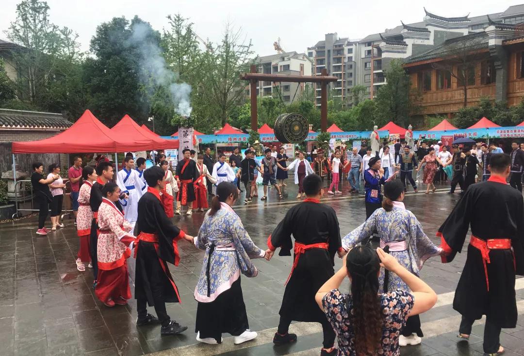 全城瞩目的第二届端午药王节开幕现场人山人海听说明天还有