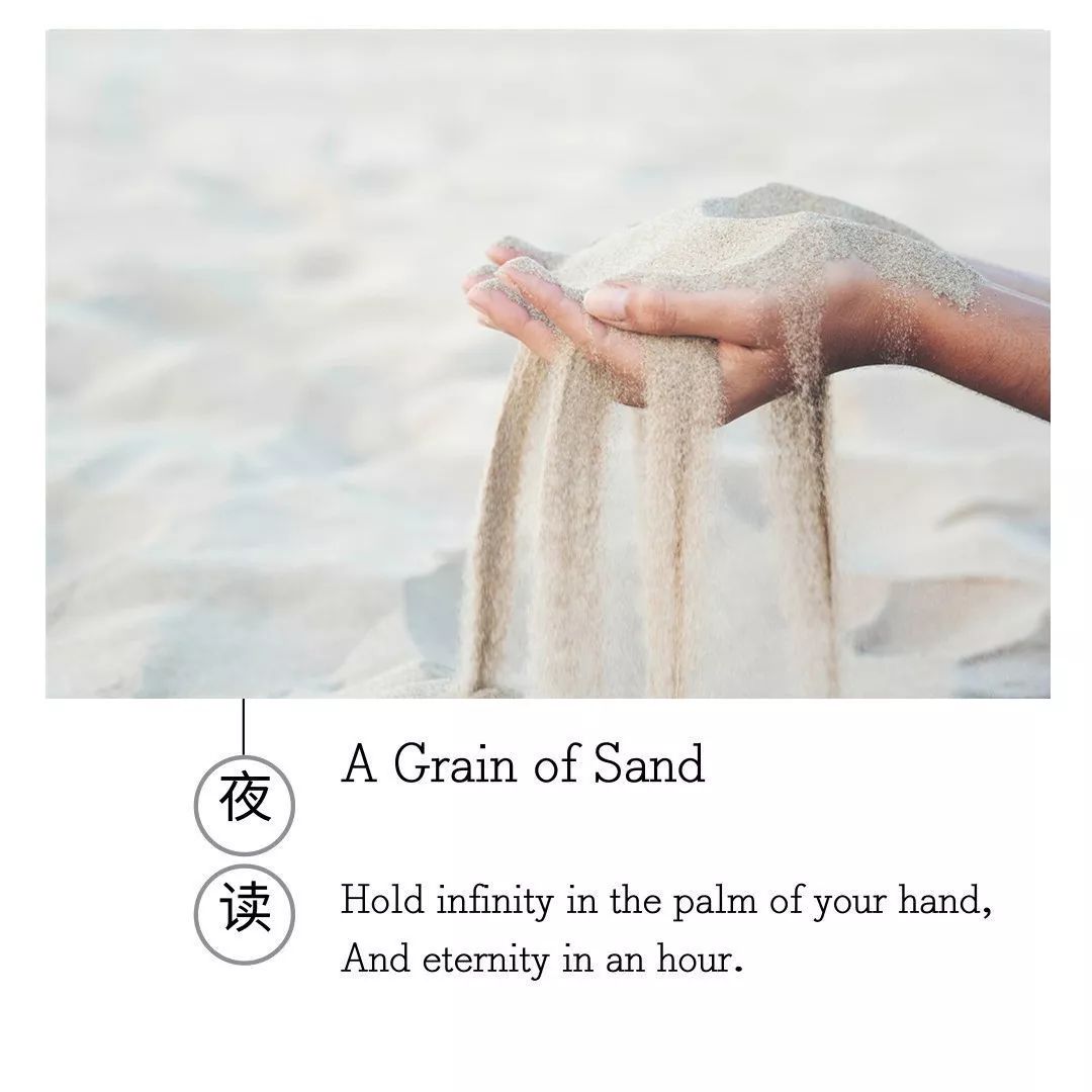 in a grain of sand,and a heaven in a wild flower,hold infinit