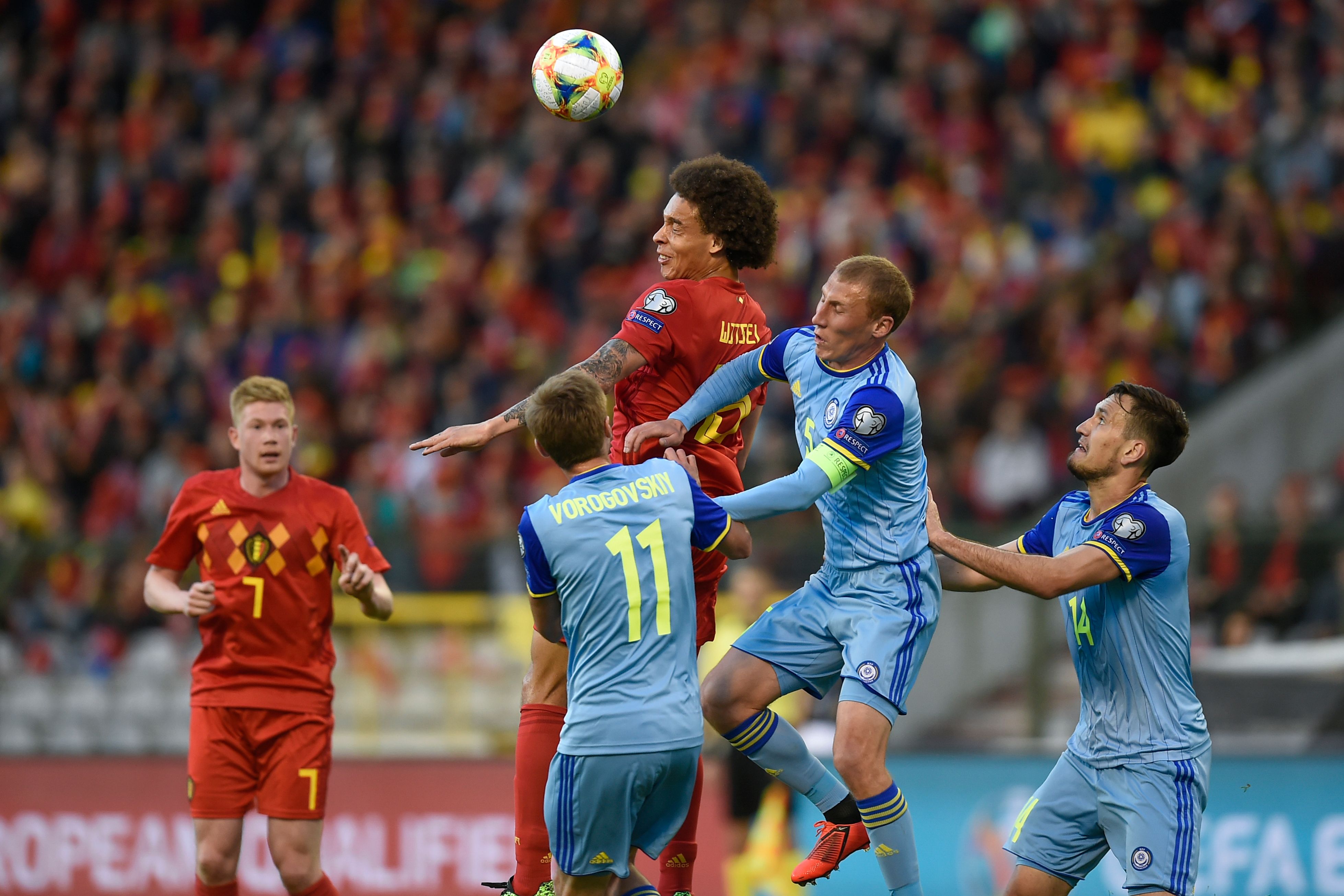 比利时队主场以3比0战胜哈萨克斯坦队