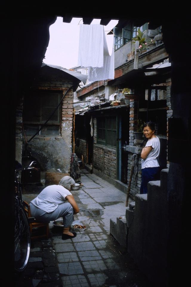 老照片:谁还记得这些北京胡同大杂院?