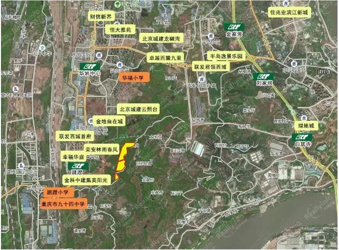 土拍预告大渡口空港高职城443亩商住地块上线