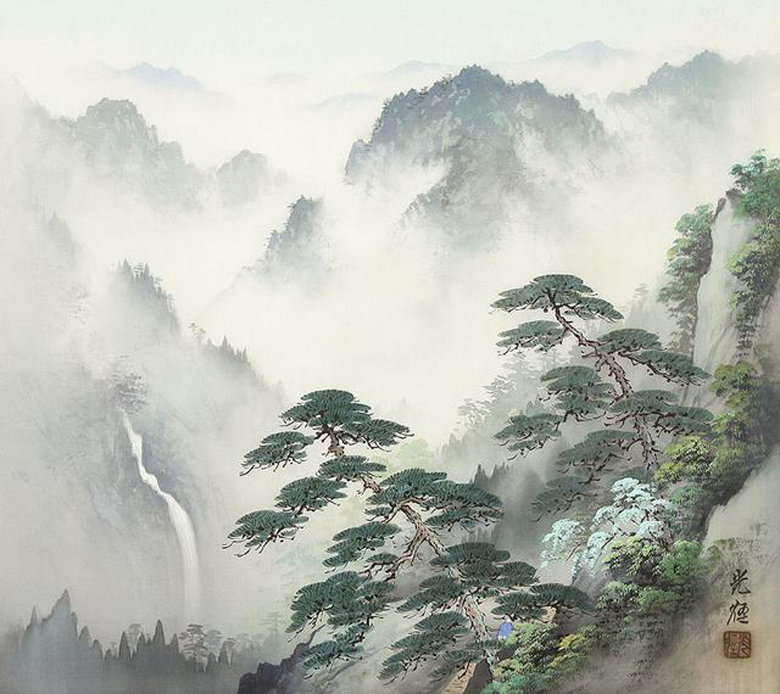 小岛光径日本画家《细腻的感情 雅静的美学》