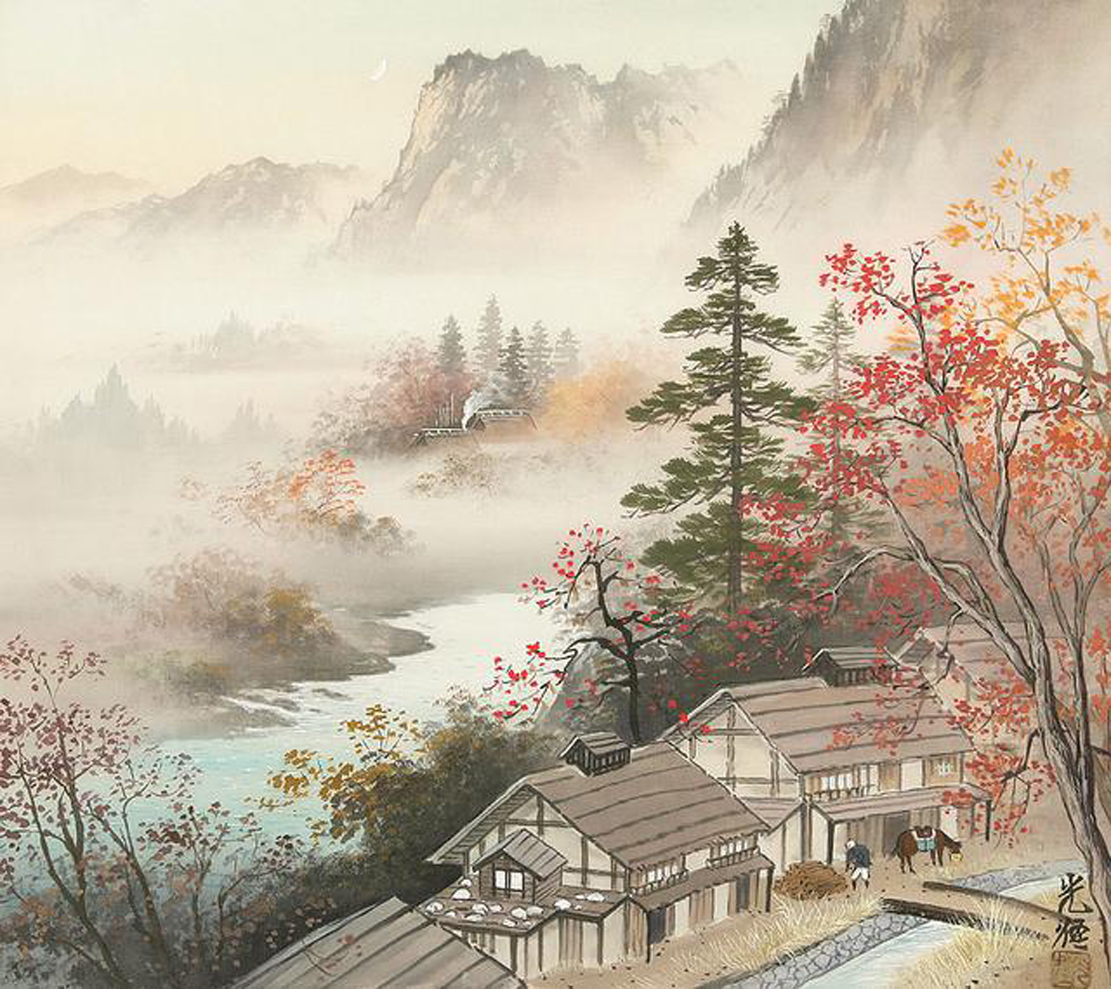 小岛光径日本画家《细腻的感情 雅静的美学》