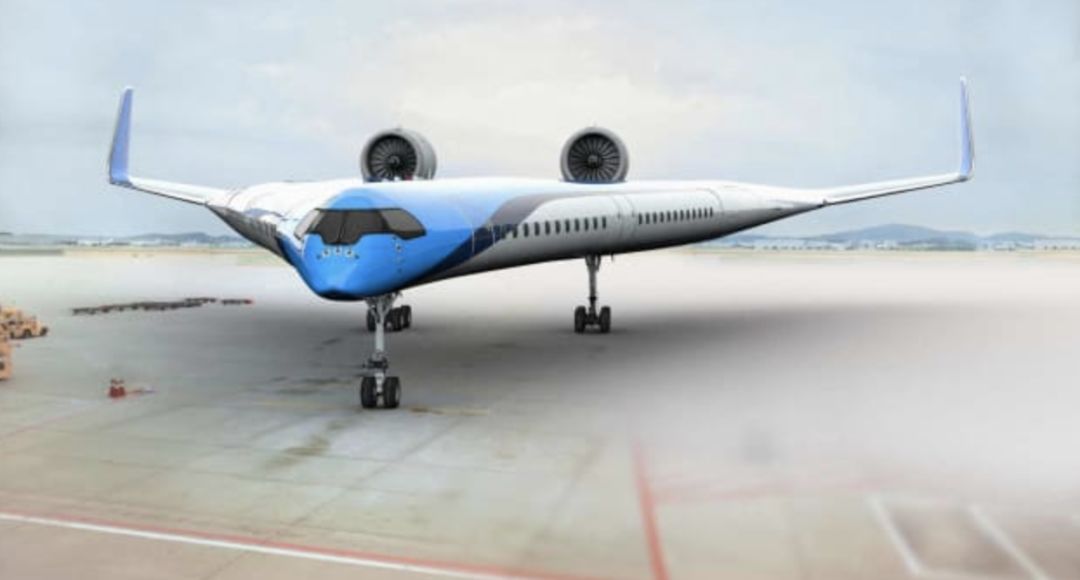 未来客机长这样荷航助力研发v字型飞机省油20