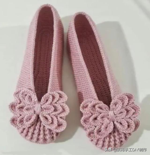 编织作品30余款家居地板鞋在家也能美美的