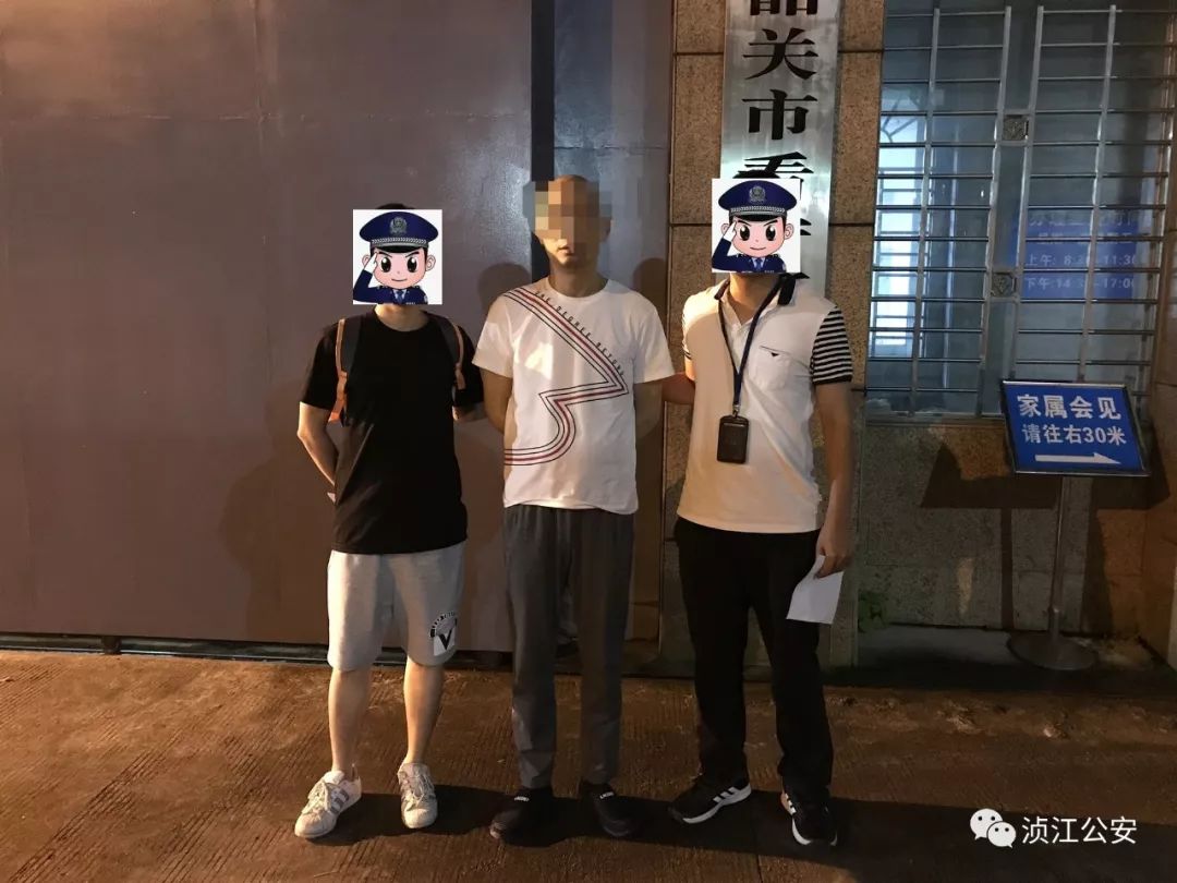 凌晨,韶关这里有一男子挥拳殴打警察!