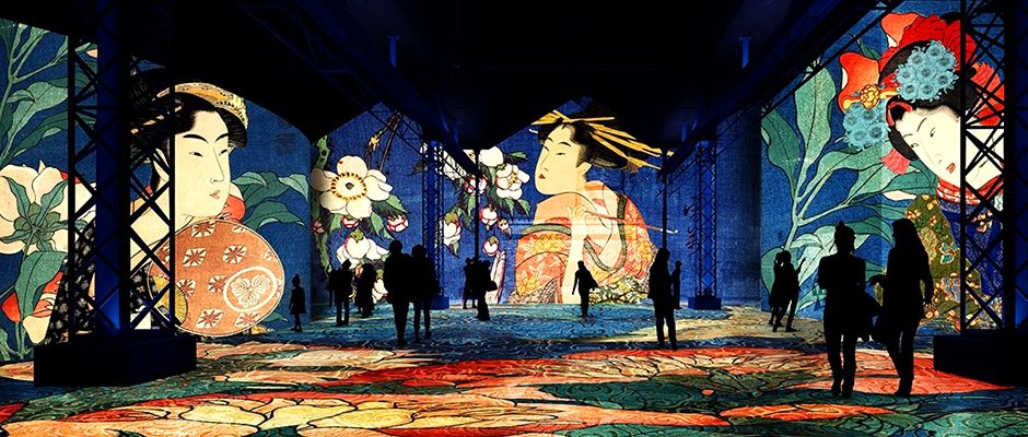 日本浮世绘光影展,沉浸式梦幻体验,无与伦比的美丽!